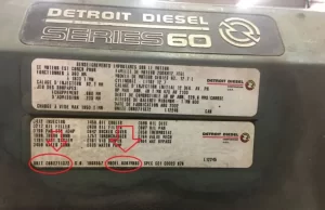 LOCATE YOUR DETROIT DIESEL ENGINE MODEL AND SERIAL NUMBER