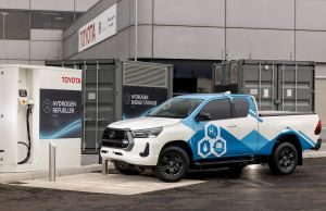 Hydrogen Toyota Hilux FCEV revealed ahead of UK trials – pictures