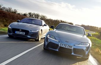 Toyota Supra vs Jaguar F-Type – pictures