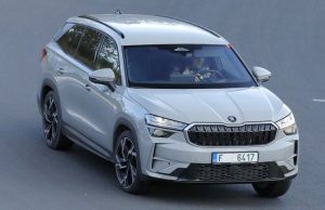 Skoda Kodiaq vRS looks ready for launch as it takes to the Nürburgring