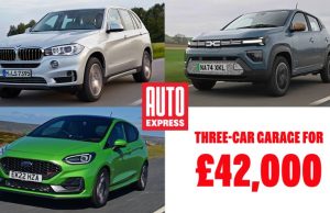 Three-car garage: BMW X5, Dacia Spring and Ford Fiesta ST all for the price of the average new car