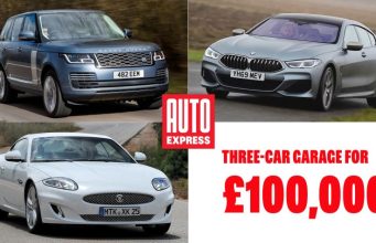Three-car garage: used Range Rover, BMW 8 Series Gran Coupé and Jaguar XK for £100k