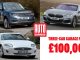 Three-car garage: used Range Rover, BMW 8 Series Gran Coupé and Jaguar XK for £100k