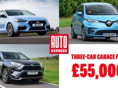 Three-car garage: Toyota RAV4, Renault Zoe and a Hyundai i30 N for under £55,000