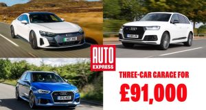 Three-car garage: hot Audi RS 3, SQ7 and e-tron GT for £91,000