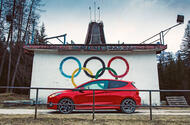 Olympic flame: Ford Fiesta ST vs Cortina d’Ampezzo