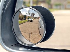 What is a blind spot when driving?