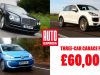 Three-car garage: Porsche Cayenne, Bentley Flying Spur and Volkswagen e-up! for under £60k