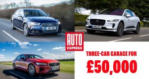 Three-car garage: Audi S3, Jaguar I-Pace and Volvo S80 for less than £50k