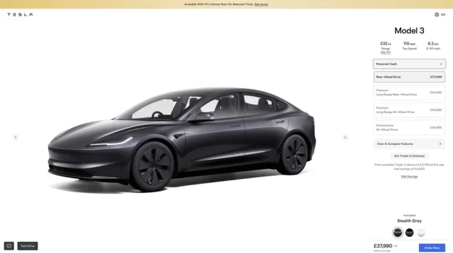 Tesla UK Prices June 1st 2026